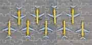 panoramic aerial photo jigsaw puzzle