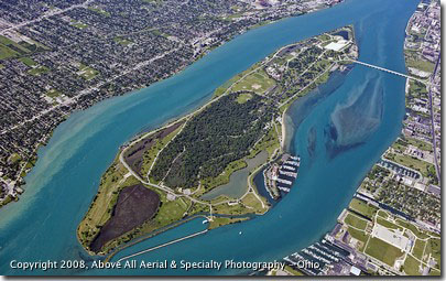 example of a high altitude oblique aerial photo
